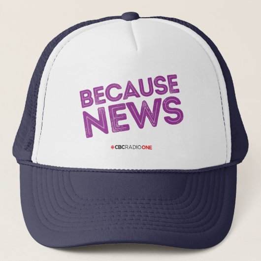Casquette Radio-Canada parce que News (Devant)