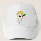 Casquette Radish comme fermier avec des fruits (Devant)