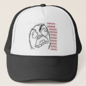 Casquette Rage de FU comique (Devant)