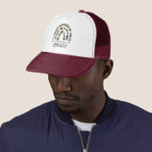 Casquette Rainbow Choose Kindness Boho (En situation)