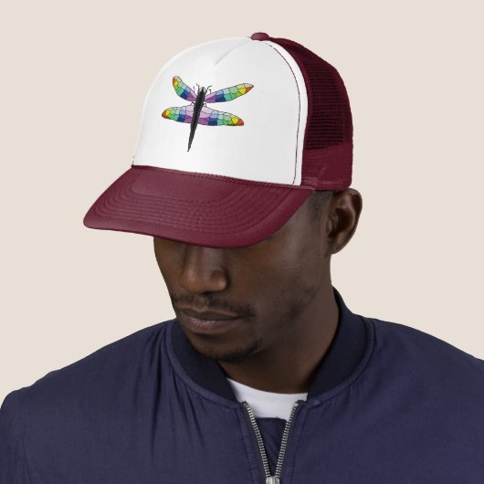 Casquette Rainbow Dragonfly (En situation)