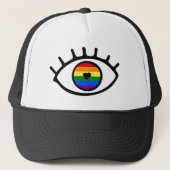 Casquette Rainbow eye (Devant)