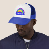 Casquette Rainbow Finlande (En situation)