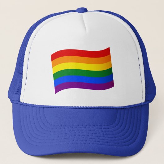 Casquette Rainbow Flag Gay pride LGBT L'amour est l'amour (Devant)