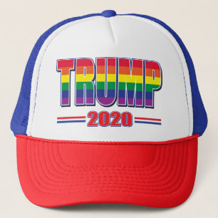 Casquette Rainbow-Flag-Trump-2020