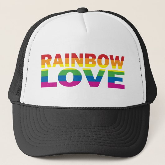 CASQUETTE RAINBOW LOVE (Devant)