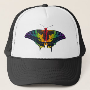 Casquette Rainbow Pride Flag Swallowtail Butterfly