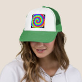 Casquette Rainbow Spiral par Kenneth Yoncich (En situation)