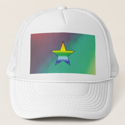 Casquette Rainbow Star (Devant)