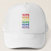 Casquette "Rainbow Vote" (Devant)
