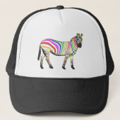 Casquette Rainbow Zebra (Devant)