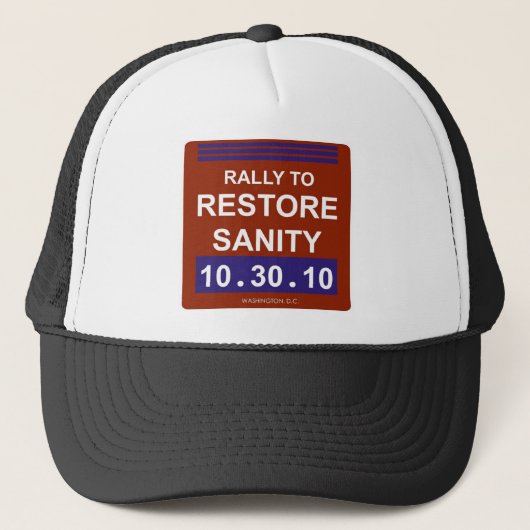 Casquette rallytorestoresanity2white (Devant)