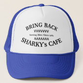 Casquette Ramenez le chapeau de camion CAFE de SHARKY (Devant)