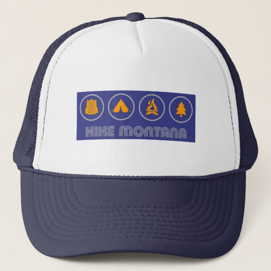 Casquette Randonnée dans le Montana (Devant)