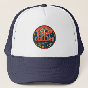Casquette randonnée montagneuse vintage fort colllins colora