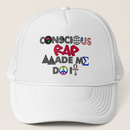 CASQUETTE RAP CONSCIENT M'A FAIT FAIRE ÇA (Devant)