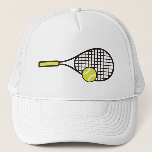 Casquette Raquette et balle de tennis (Devant)