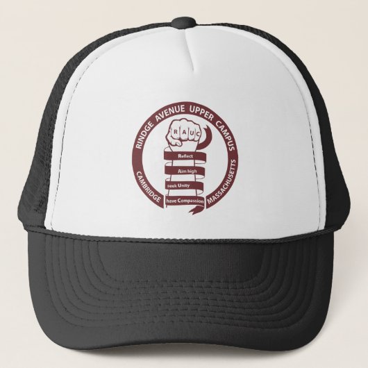 Casquette RAUC hat with maroon logo (Devant)