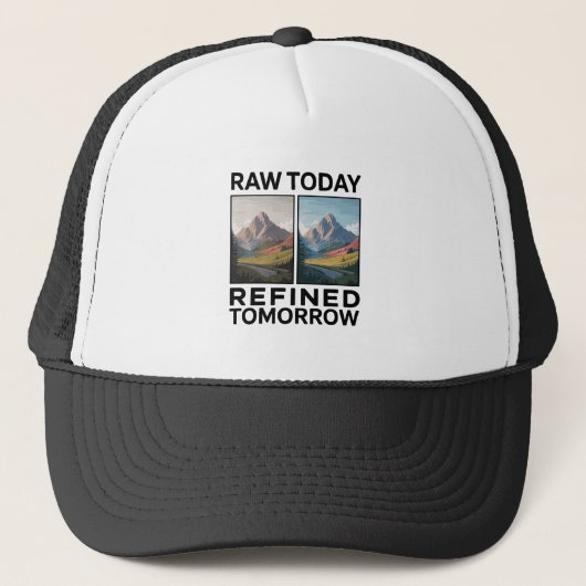 Casquette RAW Aujourd'hui Raffiné Demain (Devant)