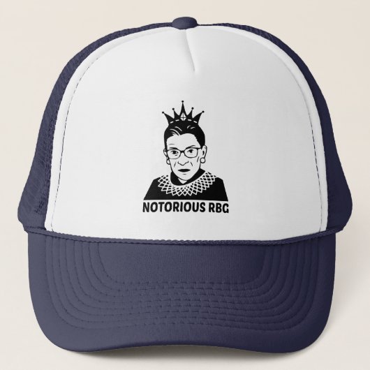 Casquette RBG NOIR - Ruth Bader Ginsburg (Devant)