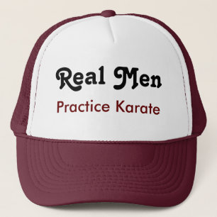 Casquette Real Men Pratiquer le karaté