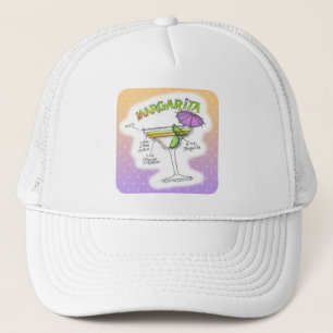 CASQUETTE RECETTE DE MARGARITA ART COCKTAIL