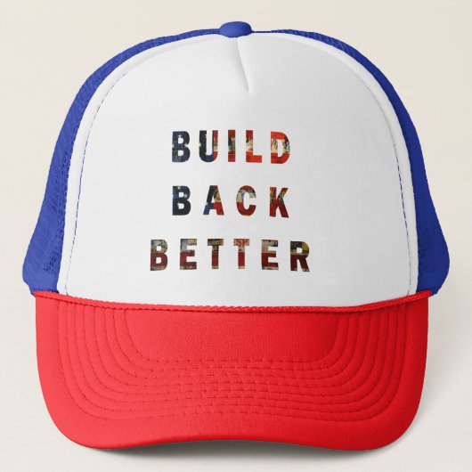 Casquette reconstruire mieux (Devant)