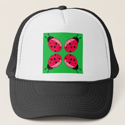 Casquette Red Ladybugs (Devant)