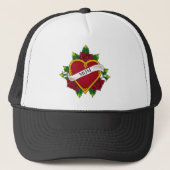 Casquette Red Roses Coeur Maman Tattoo (Devant)