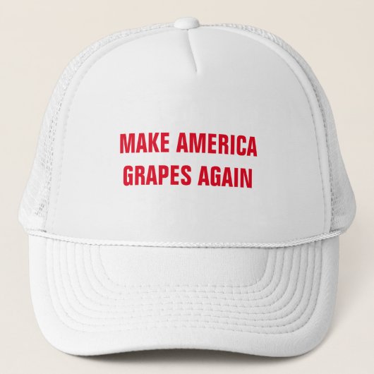 CASQUETTE REFAIRE DES RAISINS AMÉRICAINS (Devant)