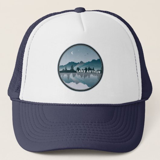 Casquette Réflexion du lac Arthur Pennsylvanie (Devant)