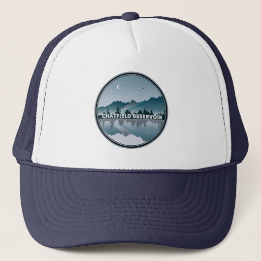 Casquette Réflexion du réservoir de Chatfield (Devant)