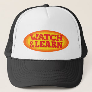 Casquette Regarder et apprendre l'ovale radial