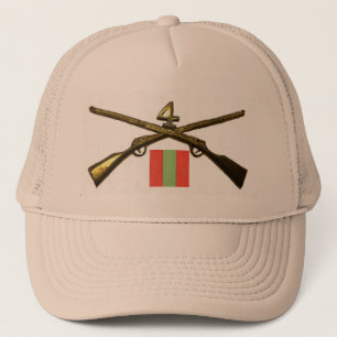Casquette régiment de l'infanterie 2BN 4ème enrôlé