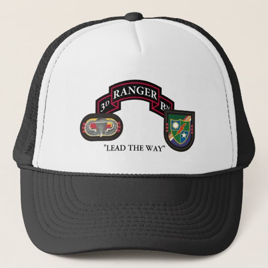 CASQUETTE RÉGIMENT DU 3E BATAILLE DU 75E RANGER (Devant)