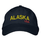 Casquette réglable Alaska USA (Devant)