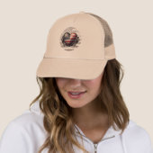 Casquette Réglable de 17" à 24" mousse 100% polyester (En situation)