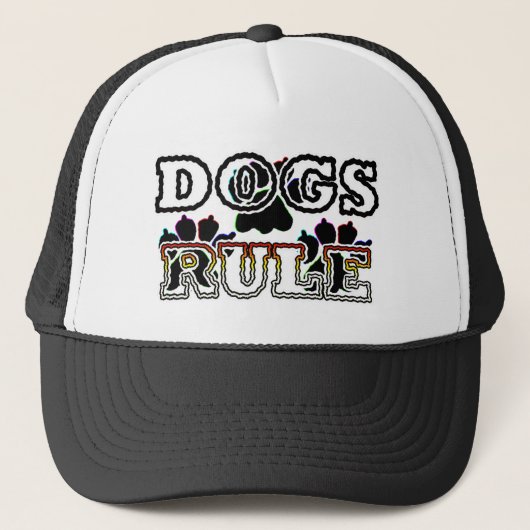 CASQUETTE RÈGLE DE CHIENS (Devant)
