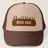 Casquette Règle de mules ! (Devant)