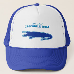 Casquette Règle du crocodile (bleu)