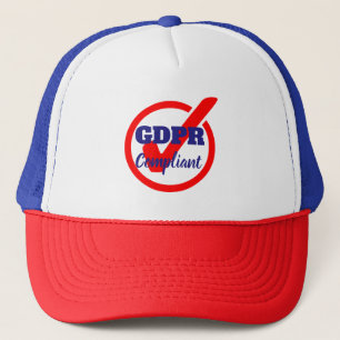 Casquette Règlement général conforme de protection des