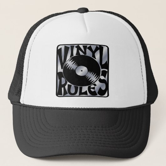 Casquette Règles de vinyle (Devant)