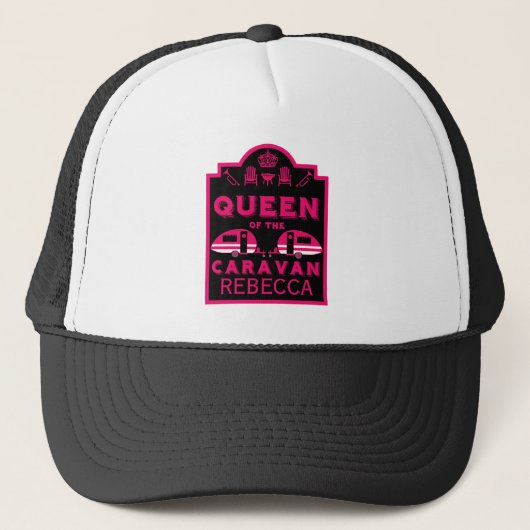 Casquette Reine de la Caravane (Devant)