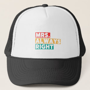 Casquette Relation Maris Femme droite M. Mme Toujours combat