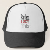 Casquette Relax, j'ai compris ça (Devant)