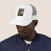 Casquette Remise des diplômes dorée (En situation)