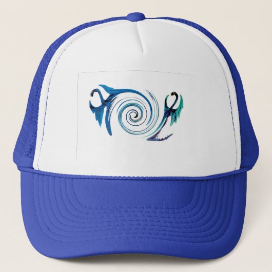 Casquette Remous de dragon d'imaginaire (Devant)