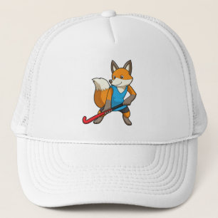 Casquette Renard à Hockey avec chauve-souris de hockey