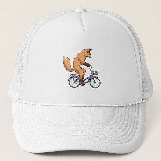 Casquette Renard avec vélo (Devant)