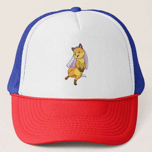 Casquette Renard marié voilé (Devant)